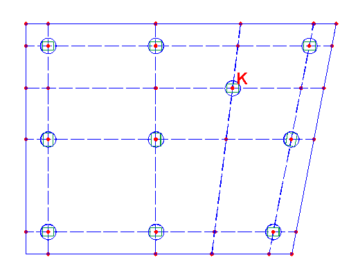 Figura 38.1 - Esempio di platea su pali